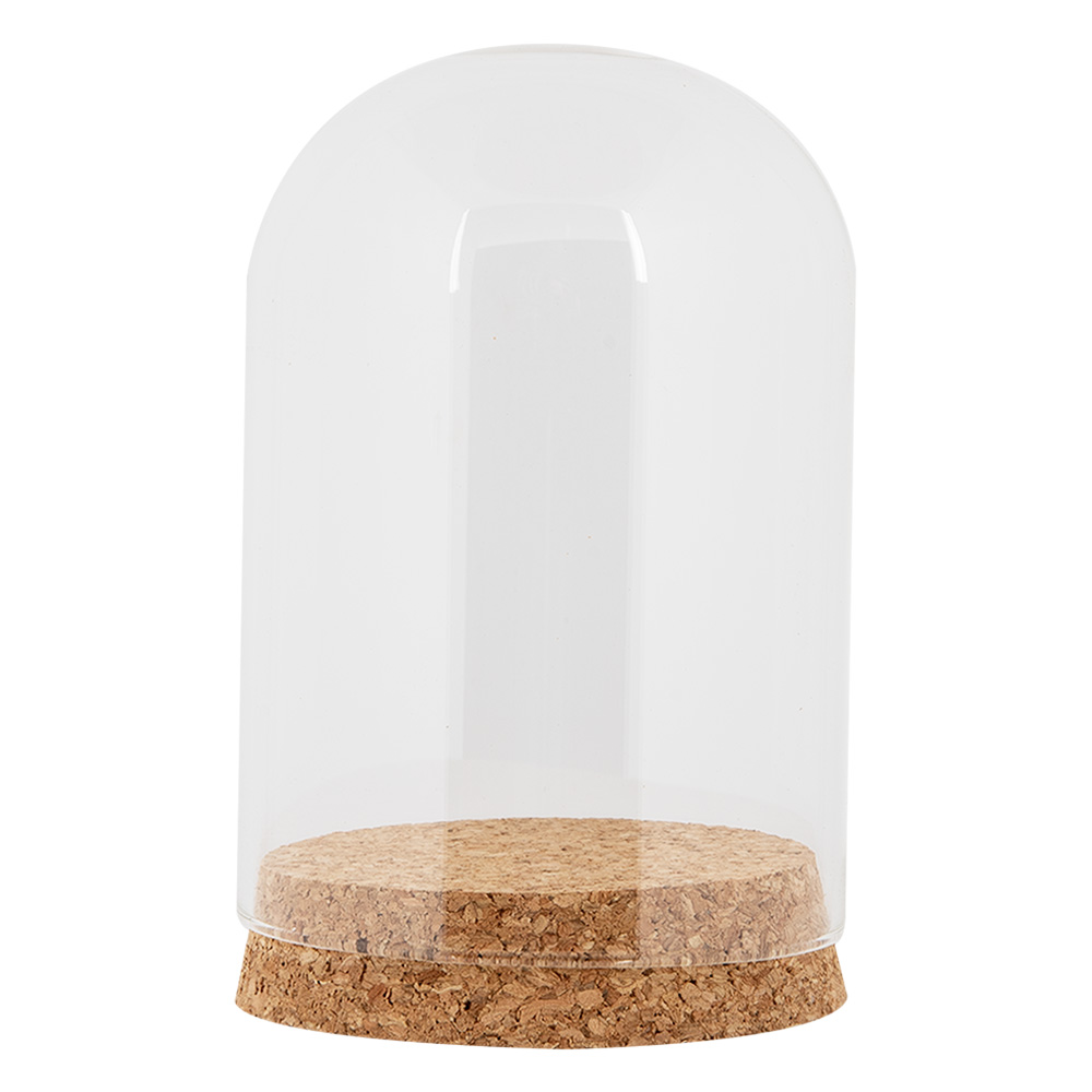 Clayre & Eef | Stolp Transparant ø 8x12 cm | 6GL5194