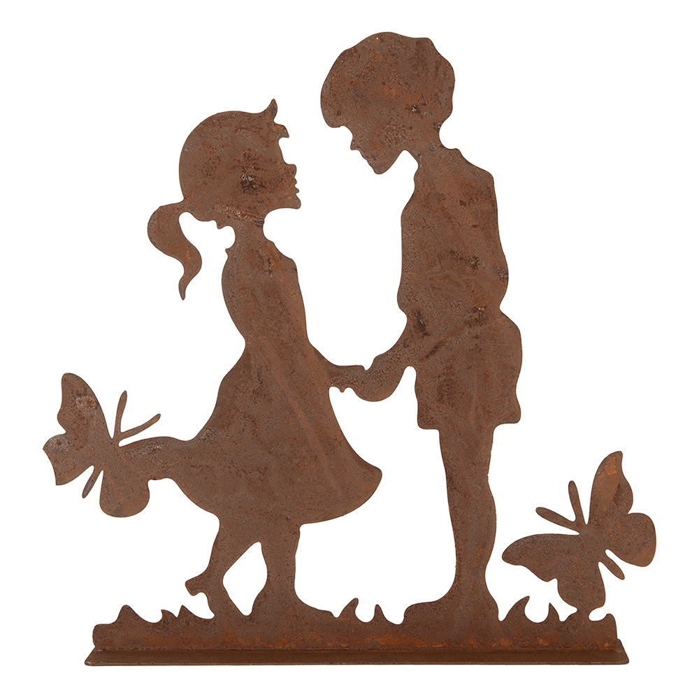 Clayre & Eef | Decoratie Kinderen Bruin 25x5x25 cm | 6Y5782