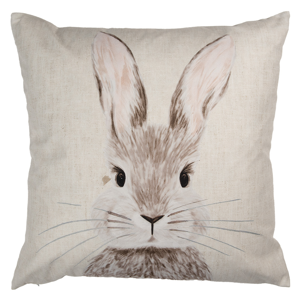 Clayre & Eef | Kussenhoes Beige Bruin 45x45 cm | KT021.422