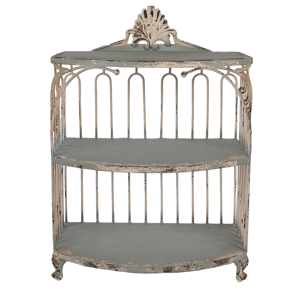 Clayre & Eef | Wandrek Groen Beige 38x23x55 cm | 6Y5719