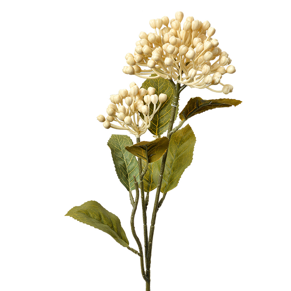 Clayre & Eef | Kunstbloem Beige Groen 8x7x53 cm | 6PL0386W