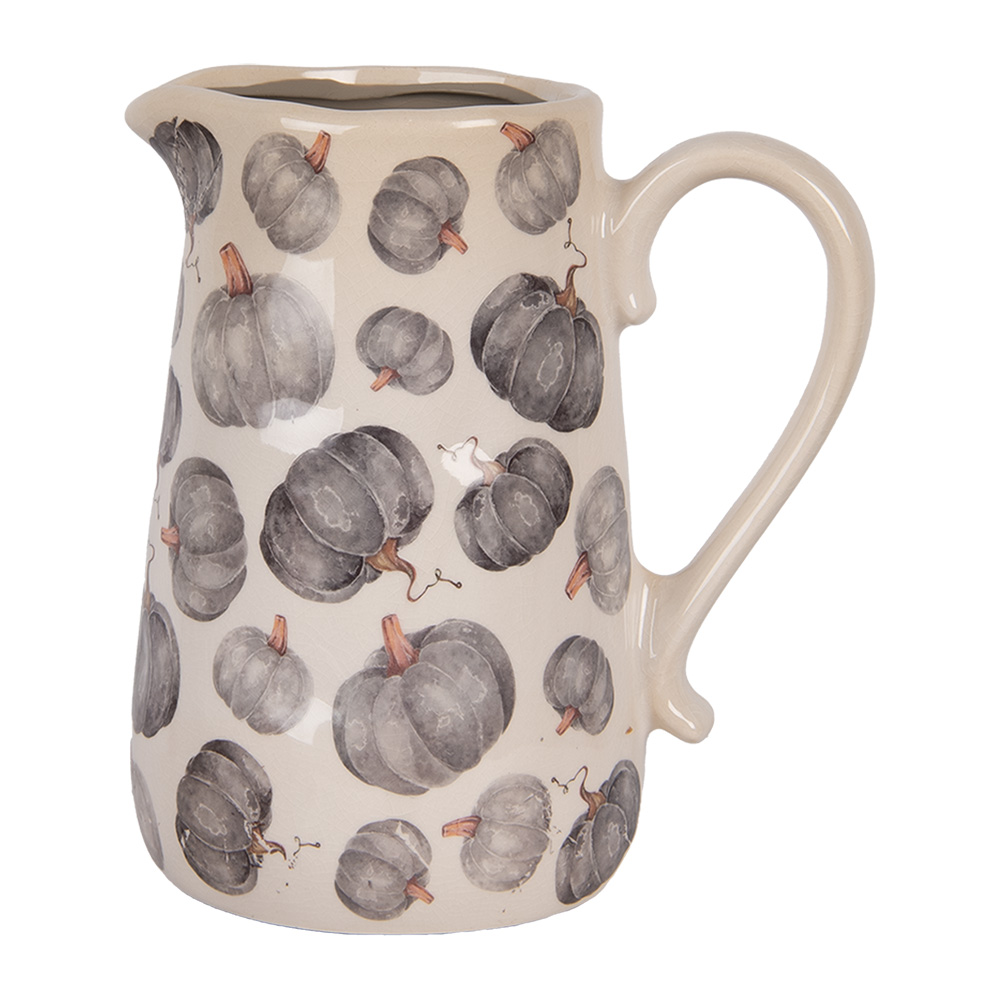 Clayre & Eef | Decoratieve Schenkkan Beige Grijs 21x15x23 cm | 6CECSP0002L