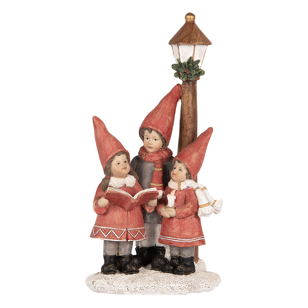 Clayre & Eef | Kerstkoor Rood 11x8x21 cm | 6PR5374