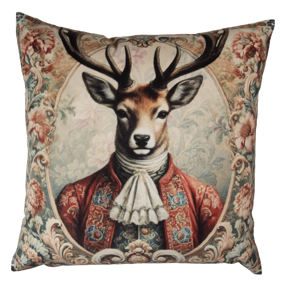 Clayre & Eef | Kussenhoes Beige Bruin 45x45 cm | CPA21