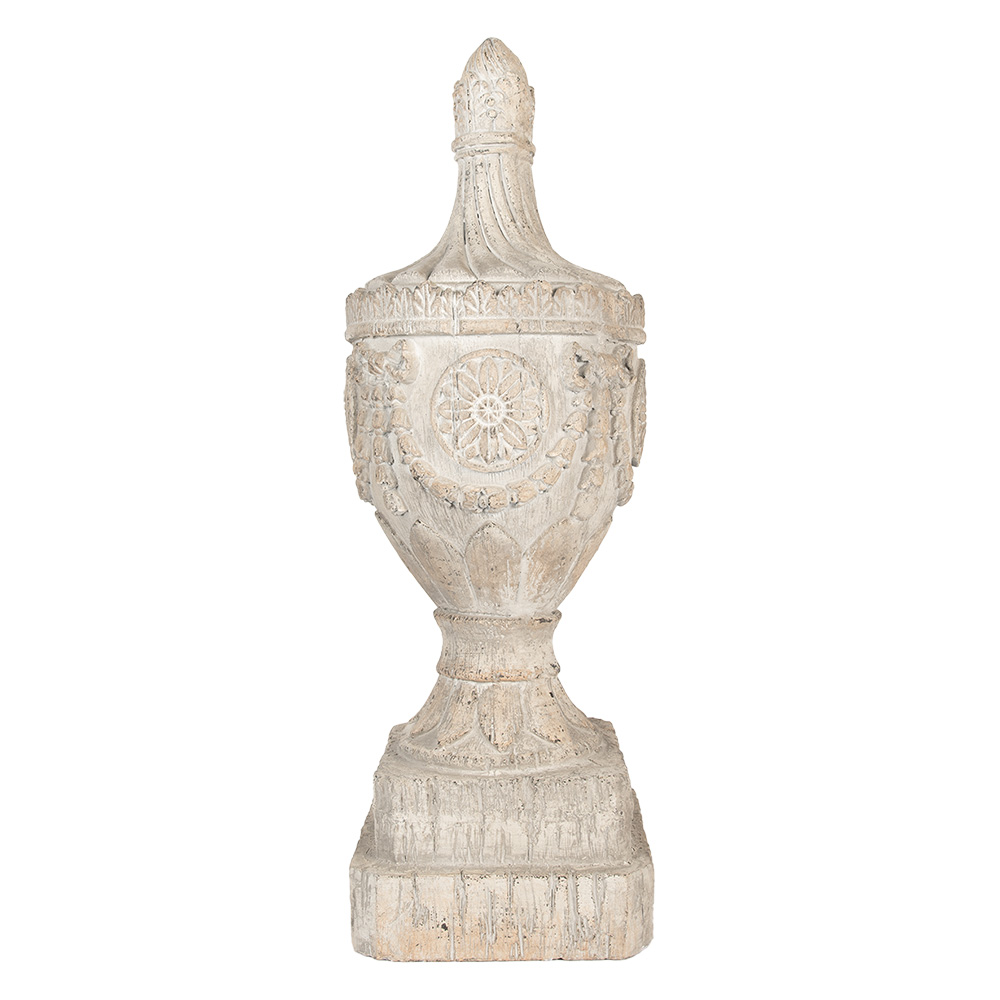 Clayre & Eef | Decoratie Ornament Beige 25x25x75 cm | 5MG0066