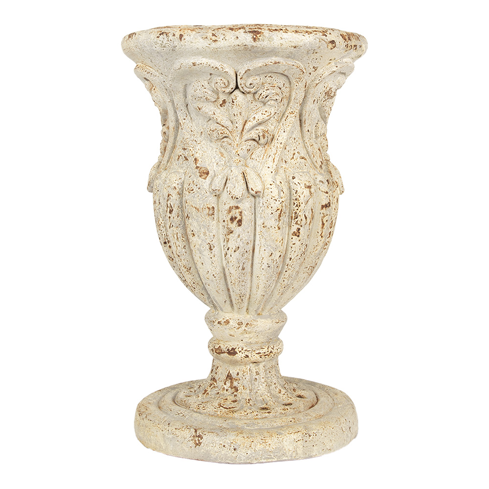 Clayre & Eef | Bloempot Binnen Beige Bruin ø 27x43 cm | 6MG0122