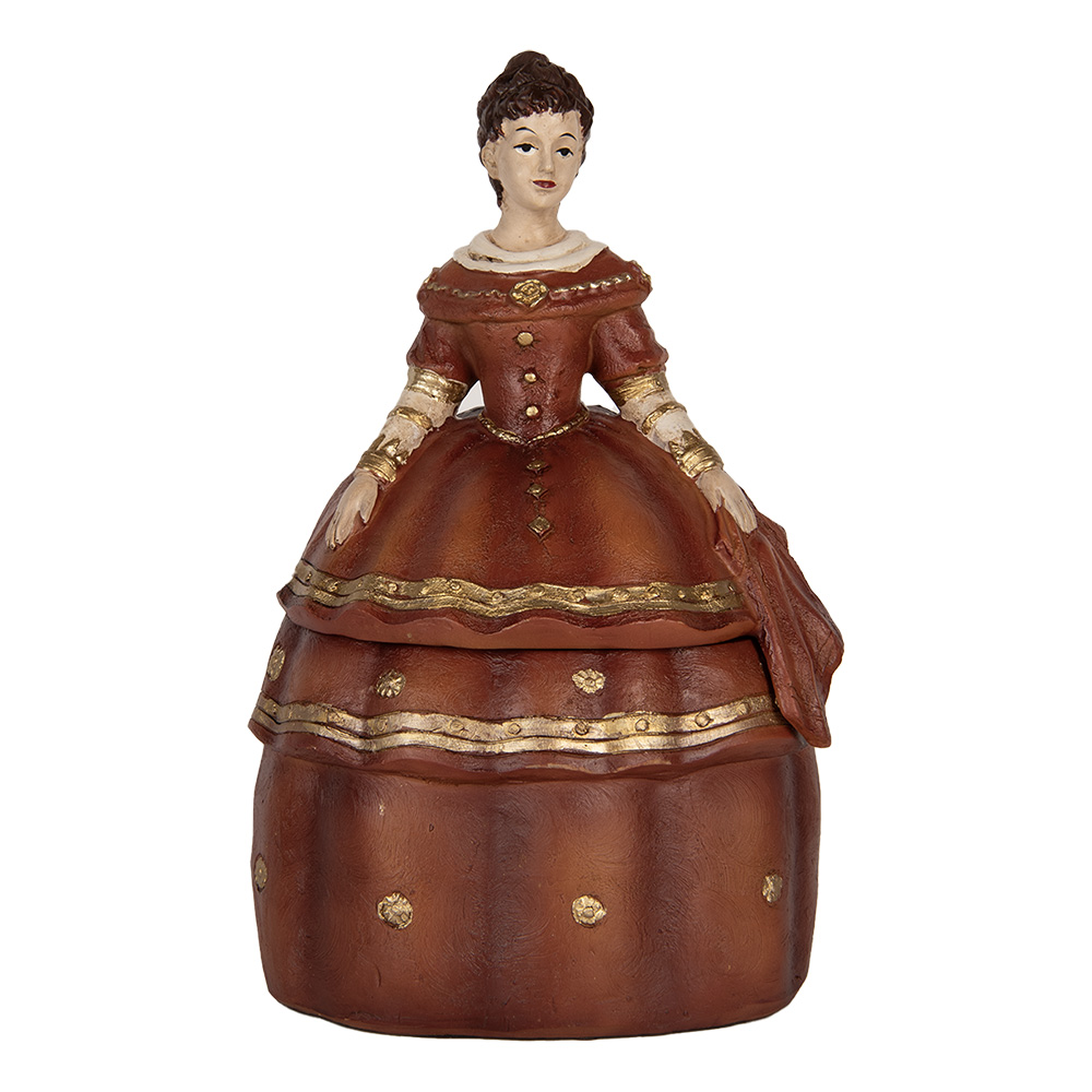 Clayre & Eef | Sieradendoos Dame Rood 19x16x29 cm | 6PR5546