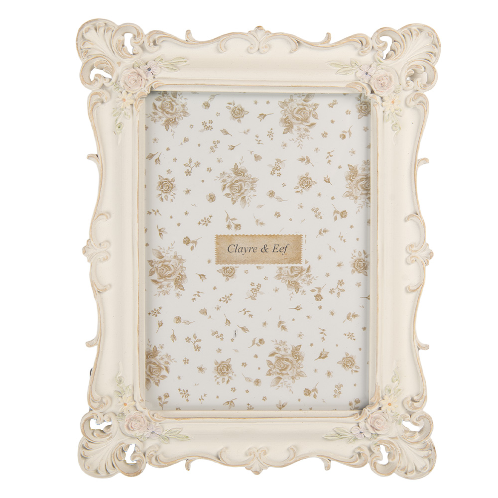 Clayre & Eef | Fotolijst Wit 19x2x24 cm / 13x18 cm | 2F1371M