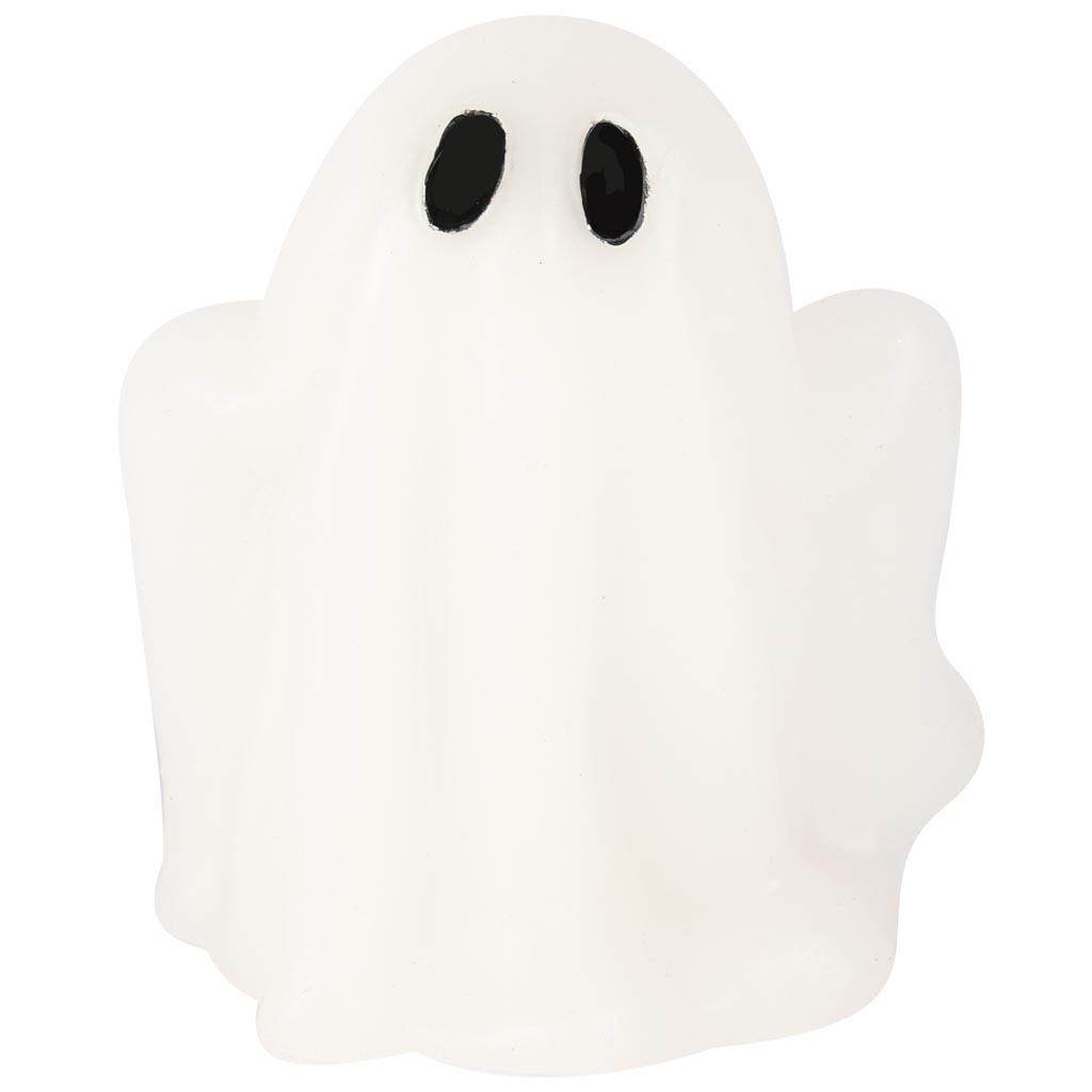 Dekoratief | Kaars 'Spooky', wit, LED, 11x11x11cm | A255930