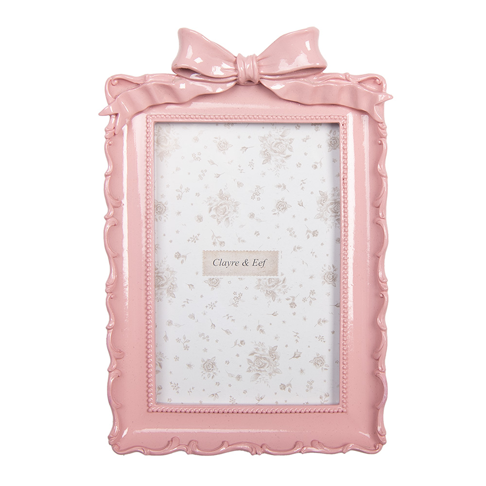 Clayre & Eef | Fotolijst Roze 15x4x21 cm / 10x15 cm | 2F1286