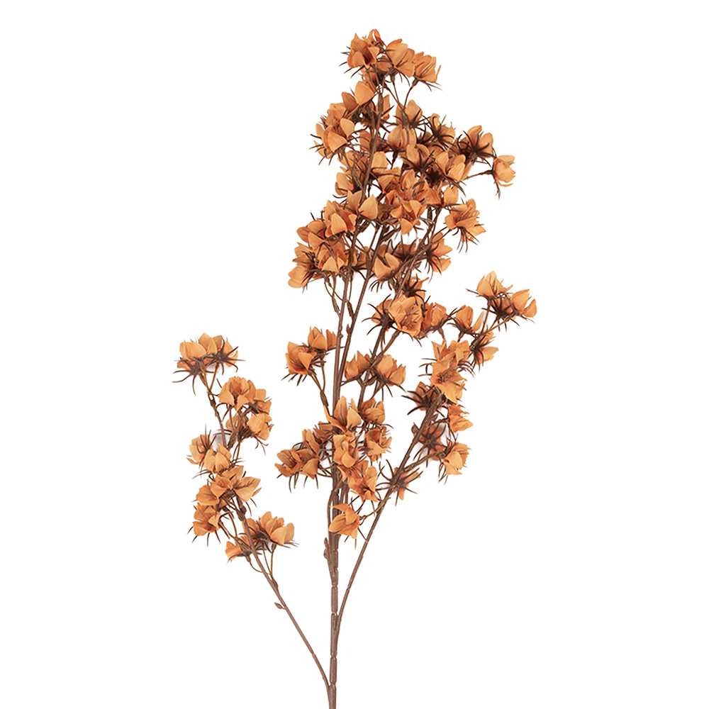 Clayre & Eef | Kunstbloem Oranje Bruin 10x10x86 cm | 5PL0201O