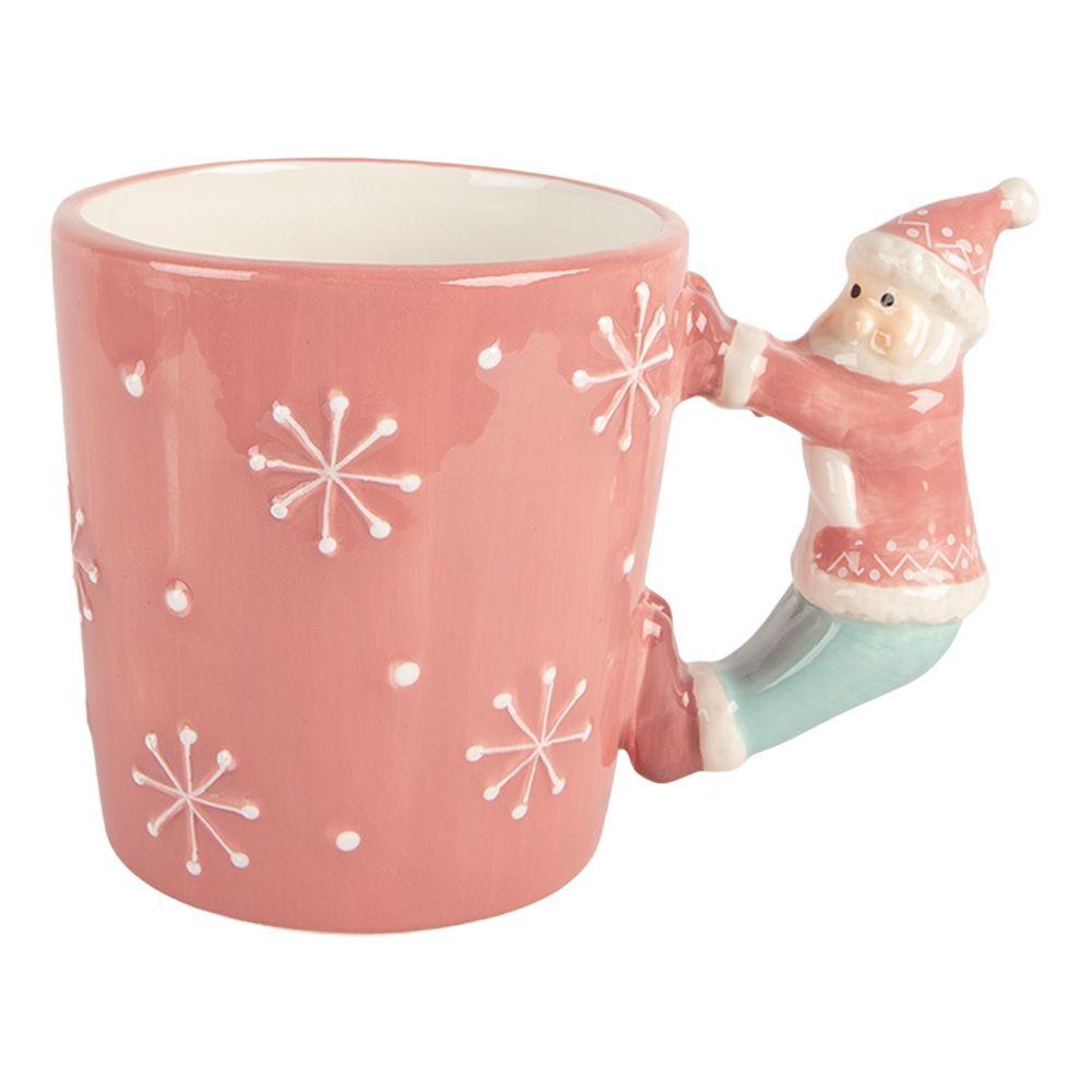 Clayre & Eef | Mok Roze 15x10x11 cm / 400 ml | 6CEMU0200P