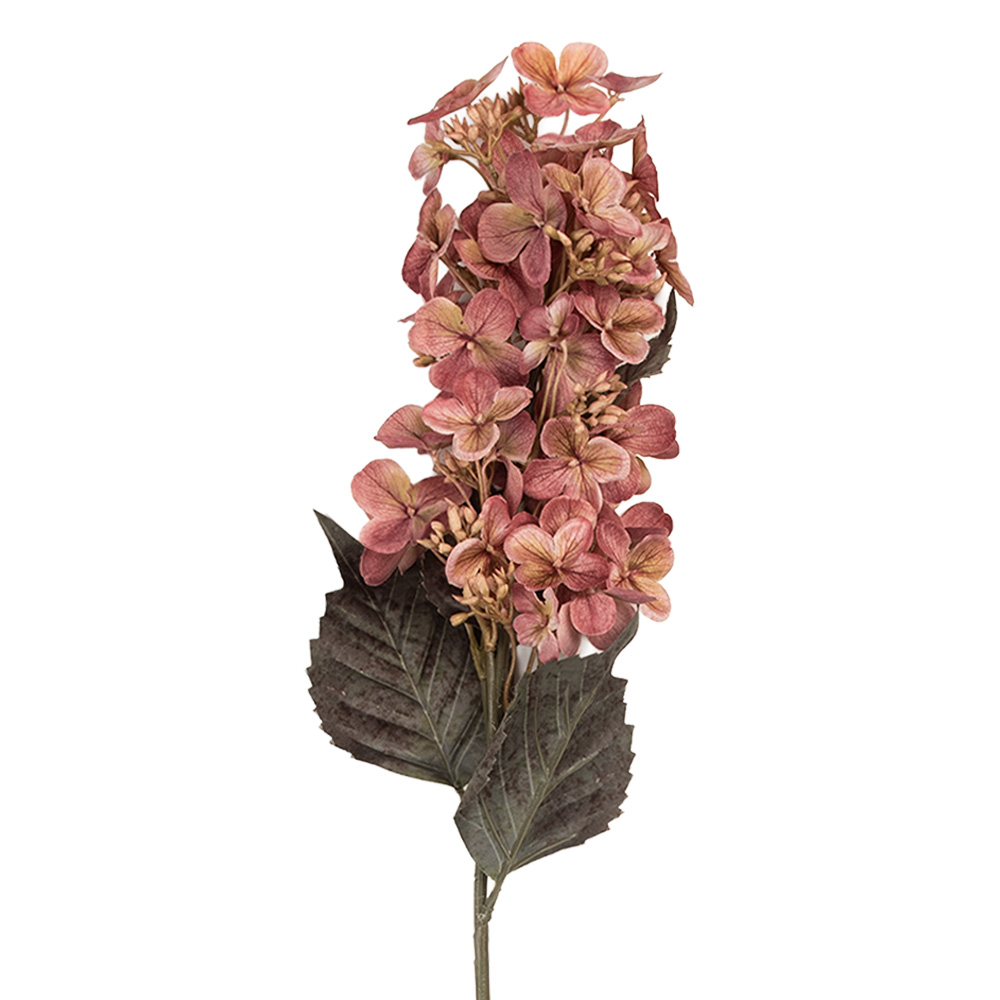 Clayre & Eef | Decoratie tak met bloemen Roze Groen 8x8x72 cm | 6PL0396P