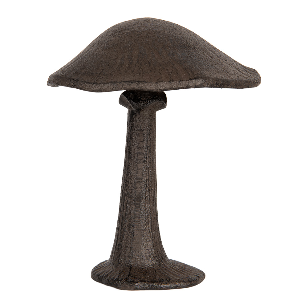 Clayre & Eef | Decoratie Paddenstoel Bruin 10x10x12 cm | 6Y5745