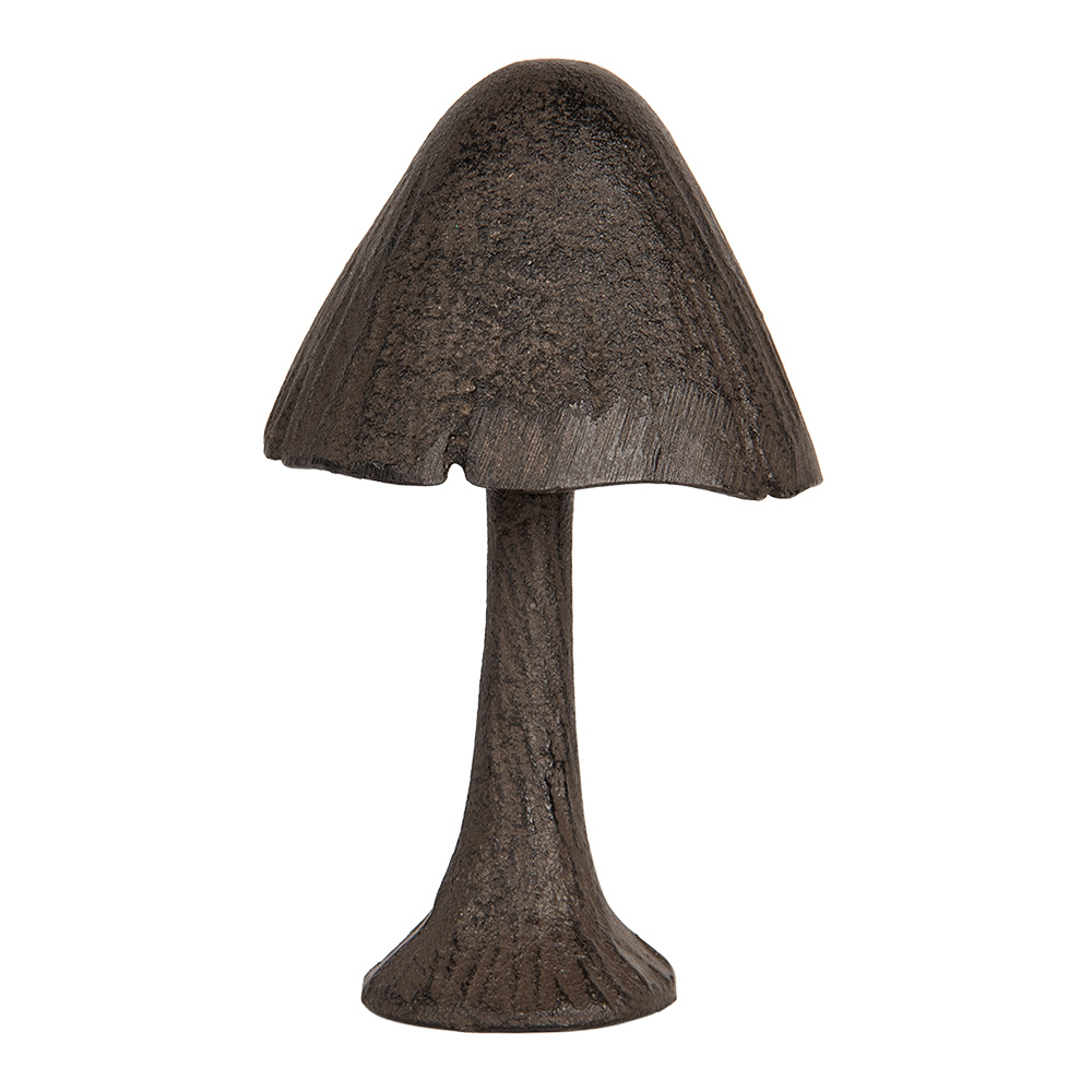 Clayre & Eef | Decoratie Paddenstoel Bruin 7x7x13 cm | 6Y5746