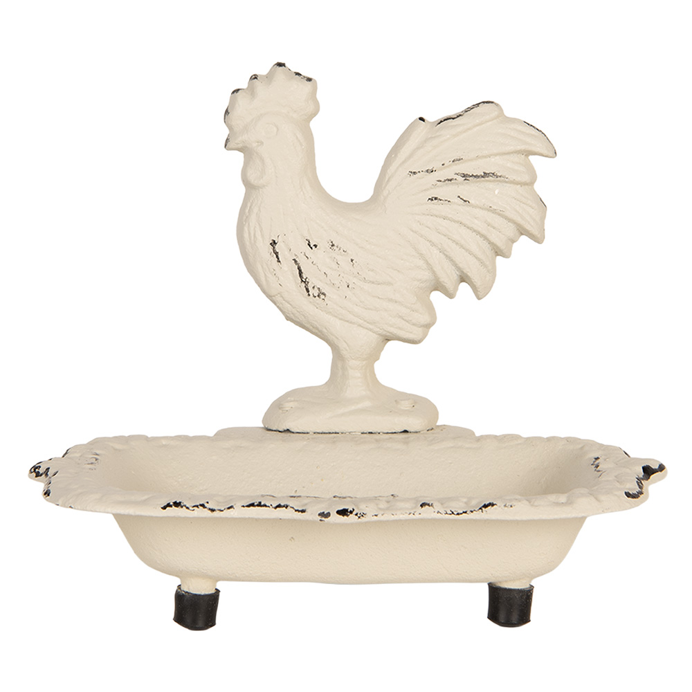 Clayre & Eef | Zeepbakje Beige 16x12x13 cm | 6Y5747