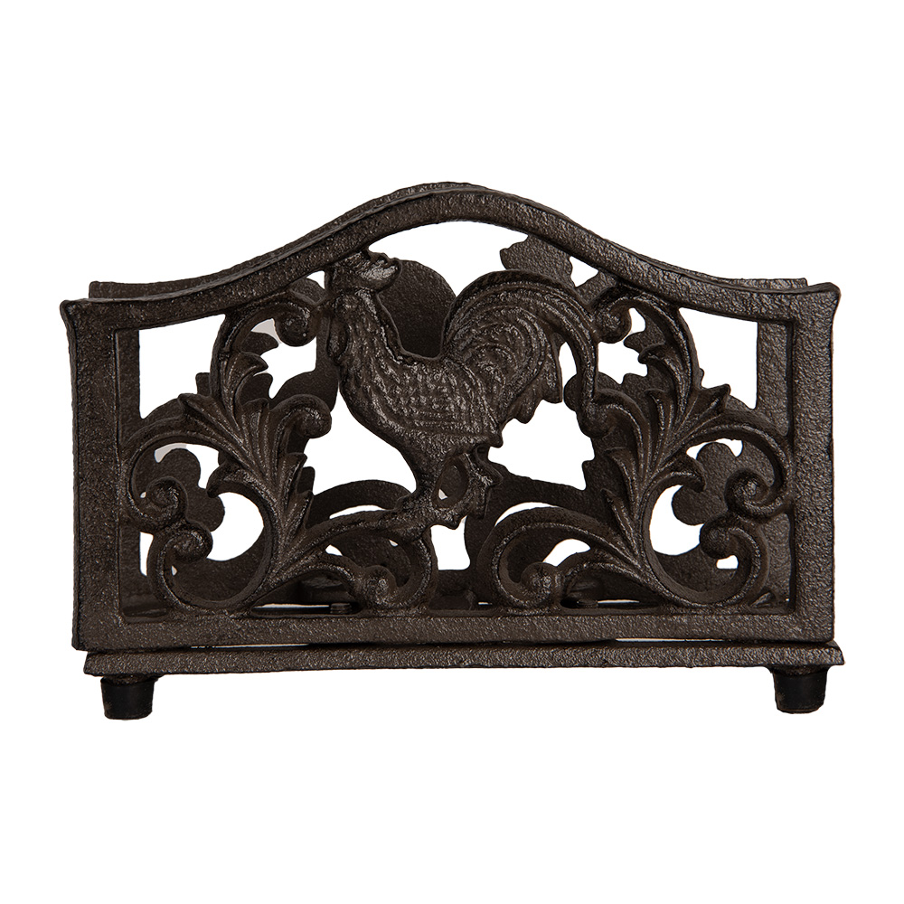 Clayre & Eef | Servettenhouder Bruin 17x6x12 cm | 6Y5755