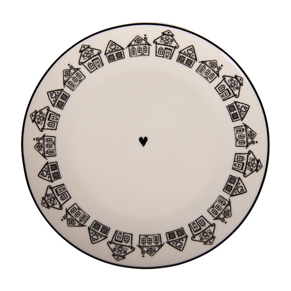 Clayre & Eef | Klein bord Beige Bruin ø 20x2 cm | GBBDP