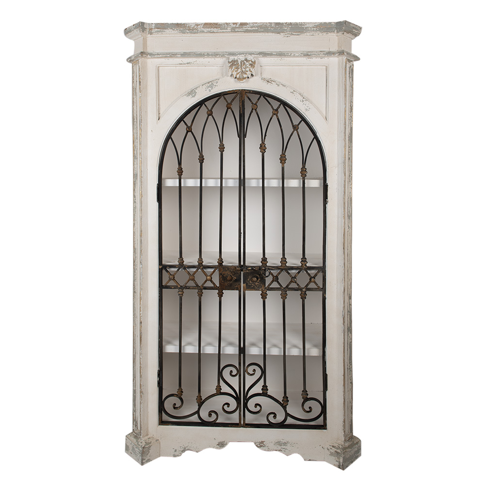 Clayre & Eef | Kast Beige, Zwart 102x42x190 cm | 50784