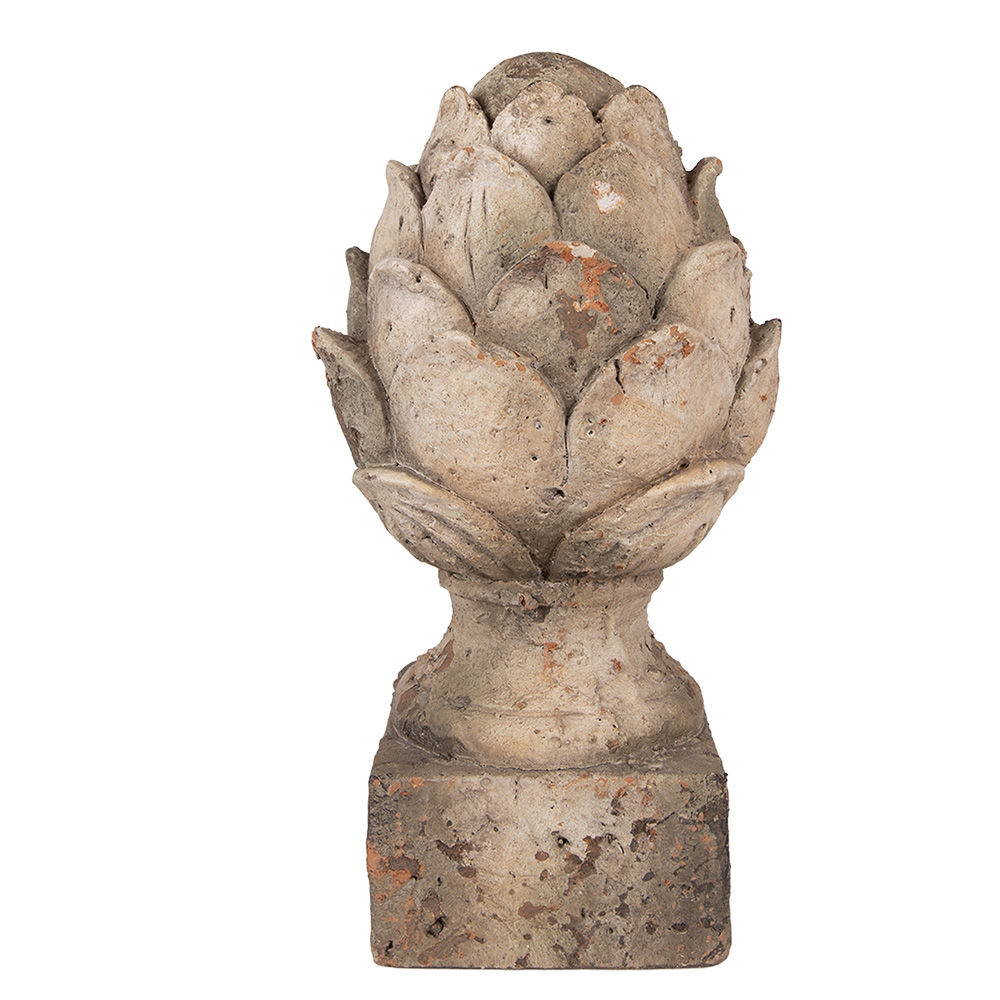 Clayre & Eef | Decoratie Ornament Beige &oslash; 19x35 cm | 6MG0141