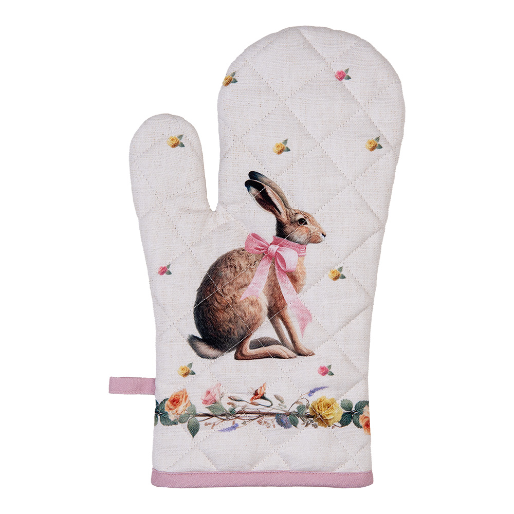 Clayre & Eef | Ovenwant Beige Bruin 18x30 cm | EWC44