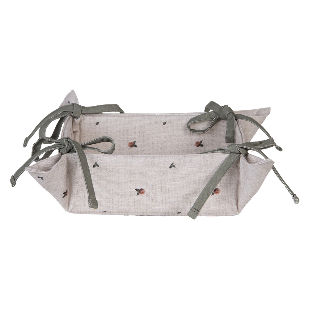 Clayre & Eef | Broodmand Beige Bruin 35x35x8 cm | NLE47