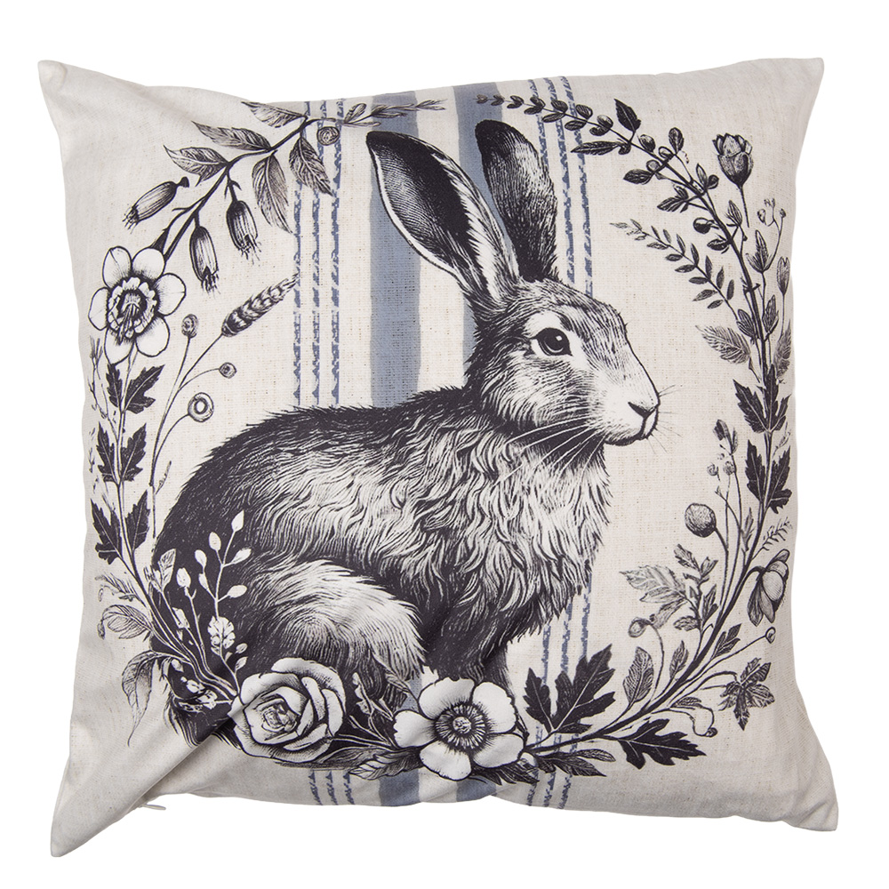 Clayre & Eef | Kussenhoes Beige Bruin 45x45 cm | KT021.444