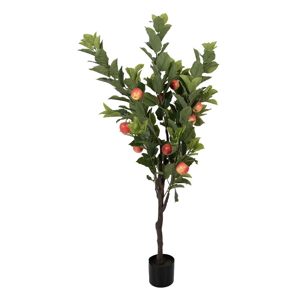 Clayre & Eef | Decoratie Appelboom Groen Rood 30x30x150 cm | 5PL0217