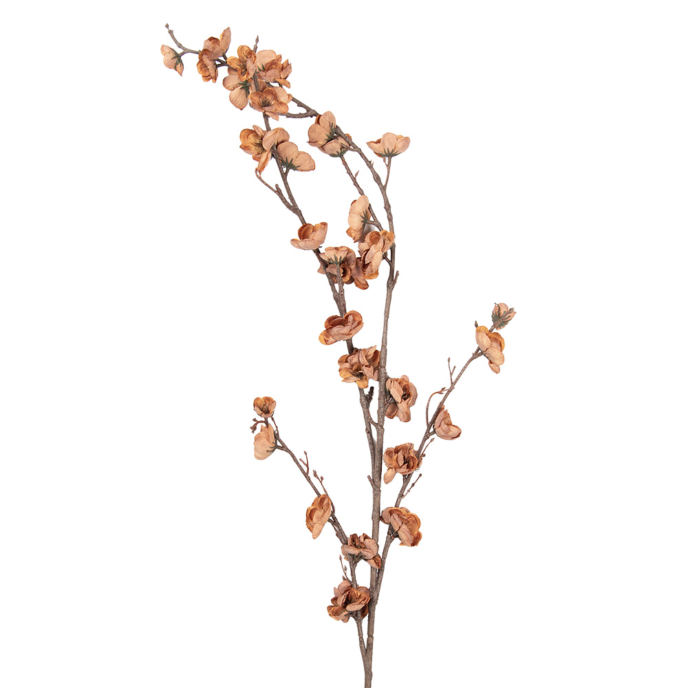 Clayre & Eef | Decoratie tak met bloemen Bruin 8x15x120 cm | 5PL0254CH