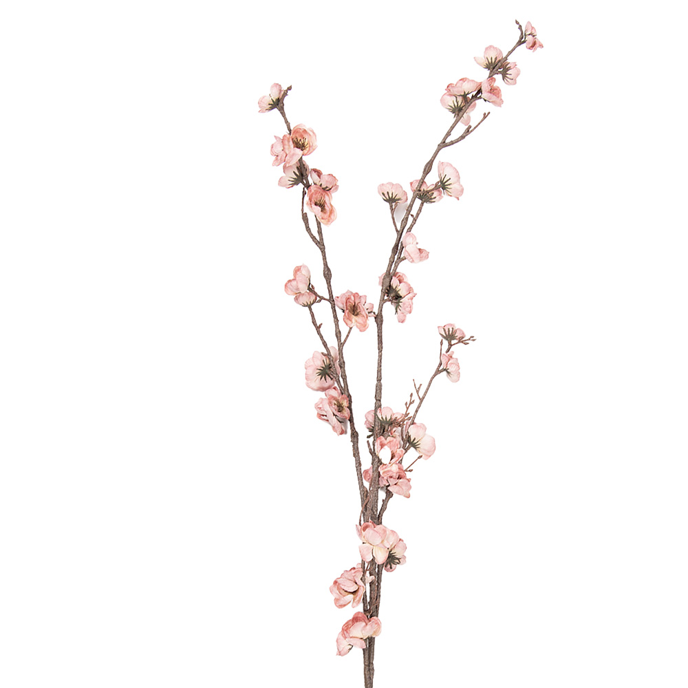 Clayre & Eef | Decoratie tak met bloemen Roze Bruin 8x15x120 cm | 5PL0254P