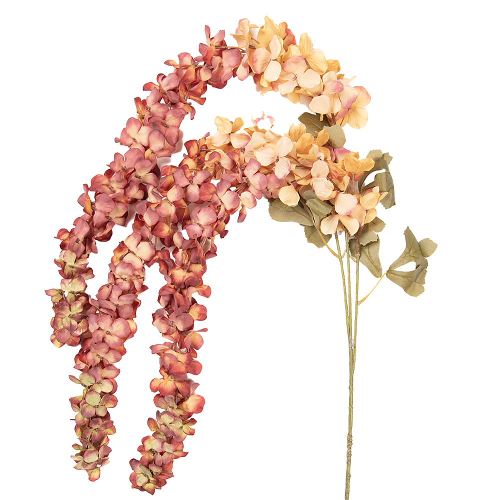 Clayre & Eef | Decoratie tak met bloemen Rood Groen 14x14x135 cm | 6PL0415P