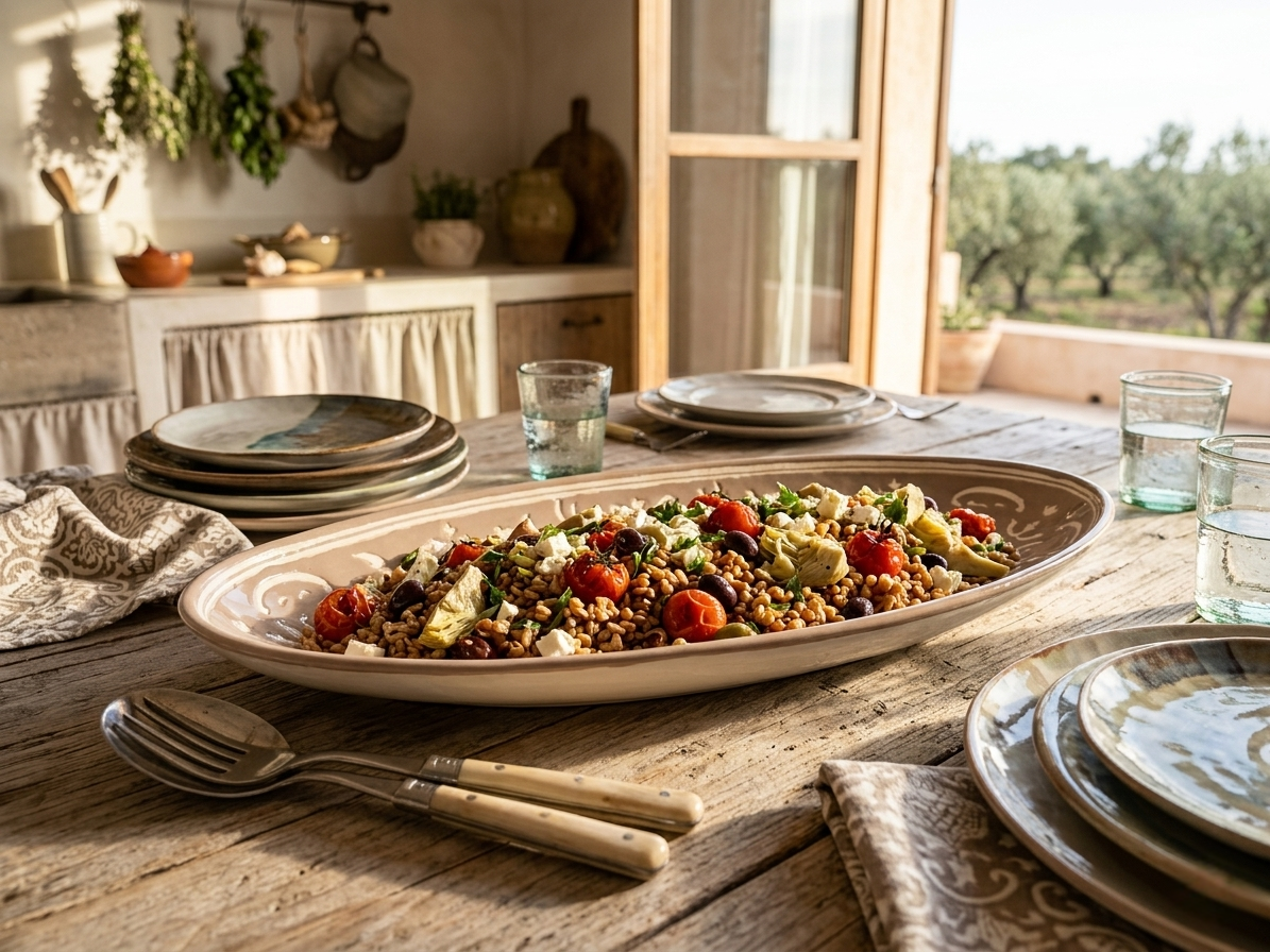 Ovale schaal Nejma 55 cm serveerschaal aardewerk | OS.NB.50 | Dishes & Deco