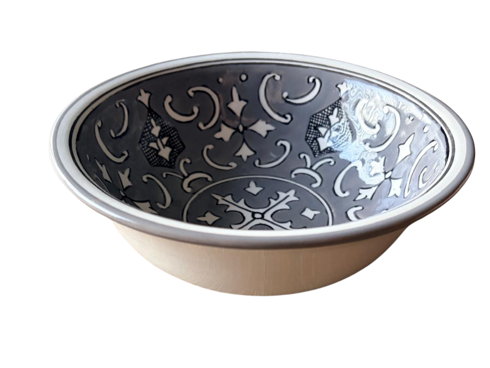 Saladier &Oslash; 19,5 cm Nejma Gris - Handgemaakt | Dishes & Deco