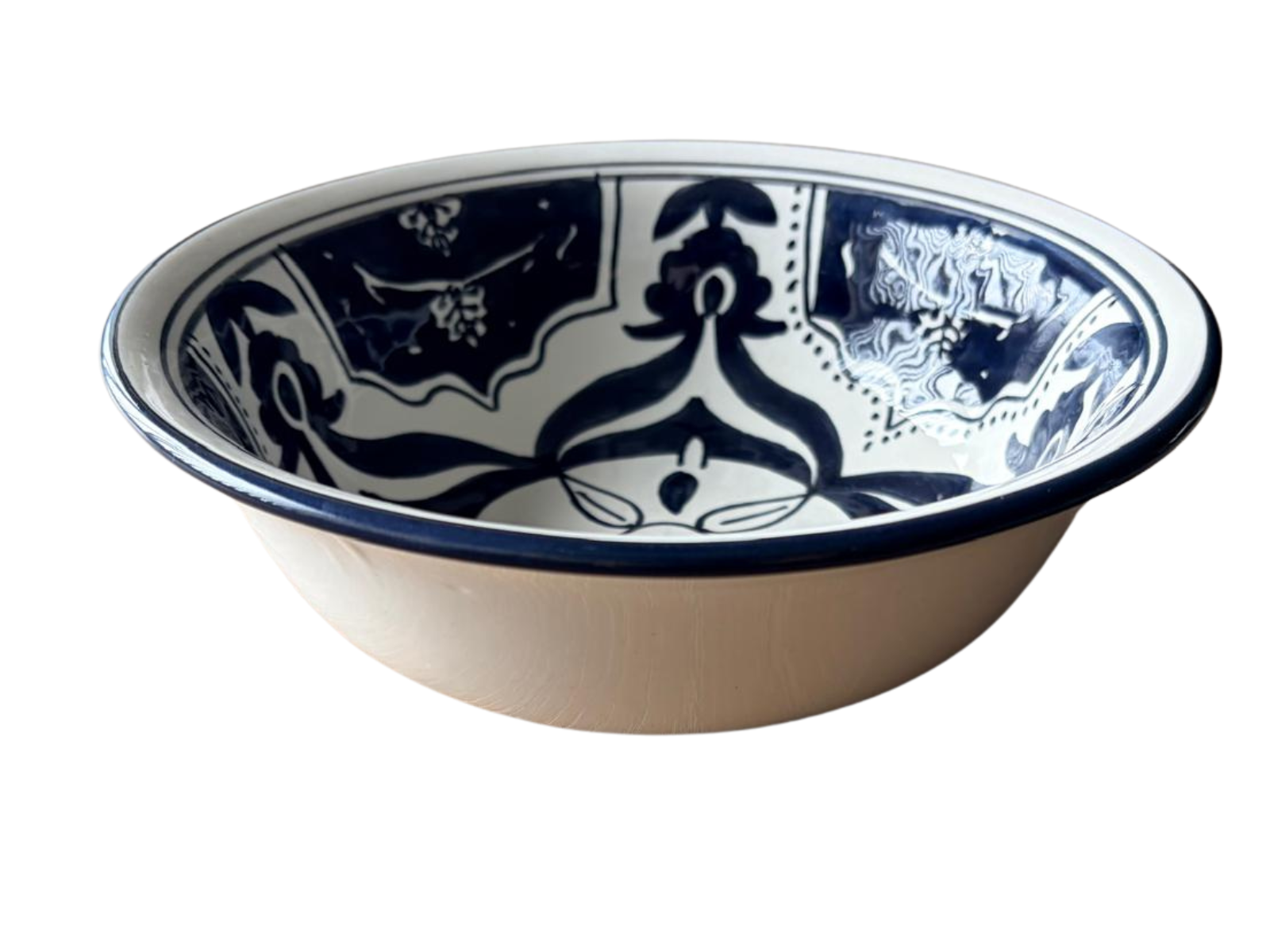 Saladier &Oslash; 19,5 cm Black Fond - Handgemaakt | Dishes & Deco