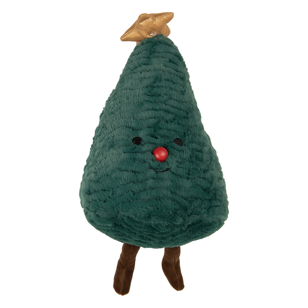 Clayre & Eef | Kussen gevuld Groen Bruin 20x10x32 cm | KG035.022