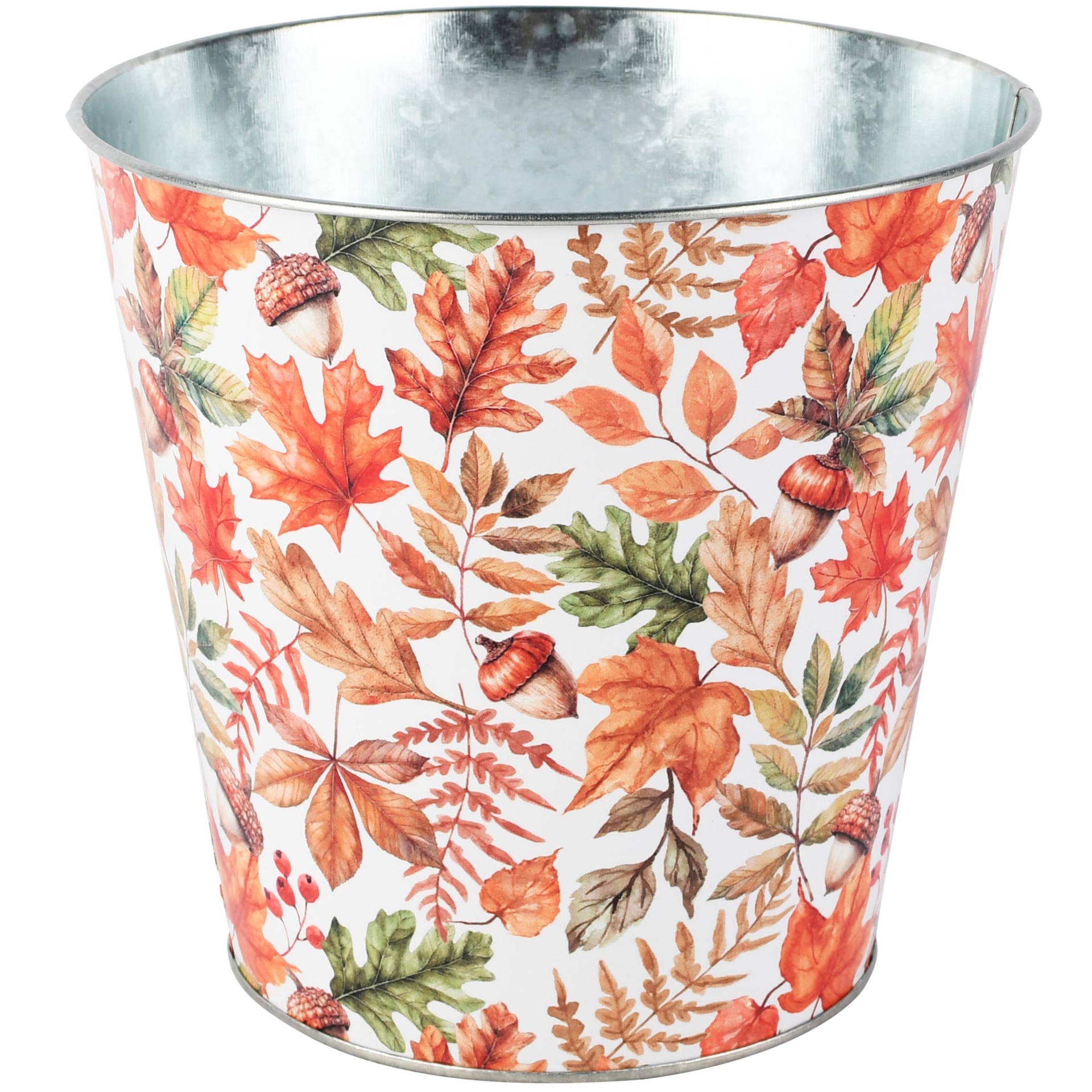 Dekoratief | Bloempot 'Autumn Aura', metaal, 17x17x16cm | A265613