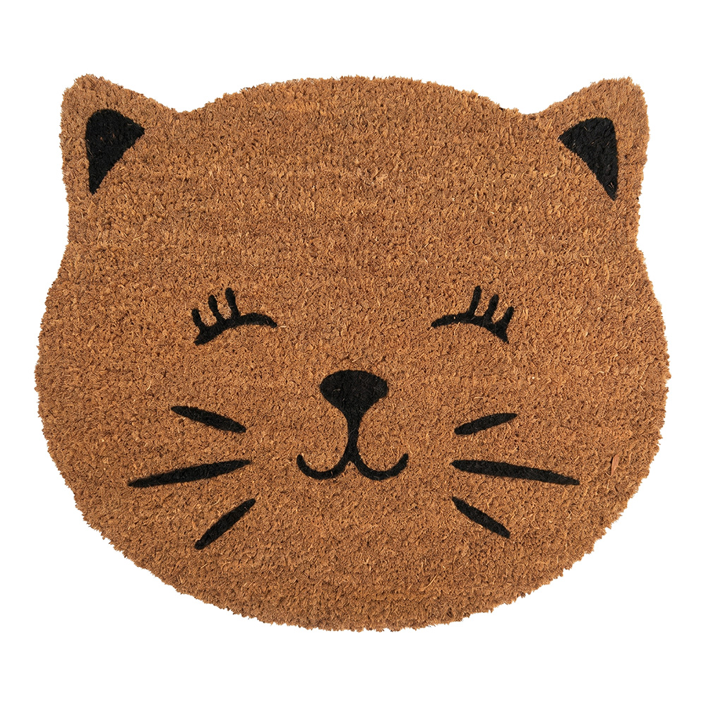 Clayre & Eef | Deurmat Binnen Bruin Zwart 50x44x1 cm | MC286