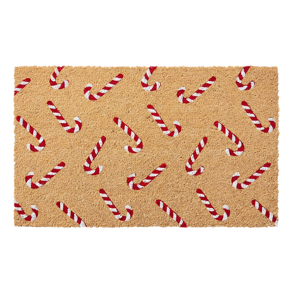 Clayre & Eef | Deurmat Binnen Bruin Rood 75x45x1 cm | MC292