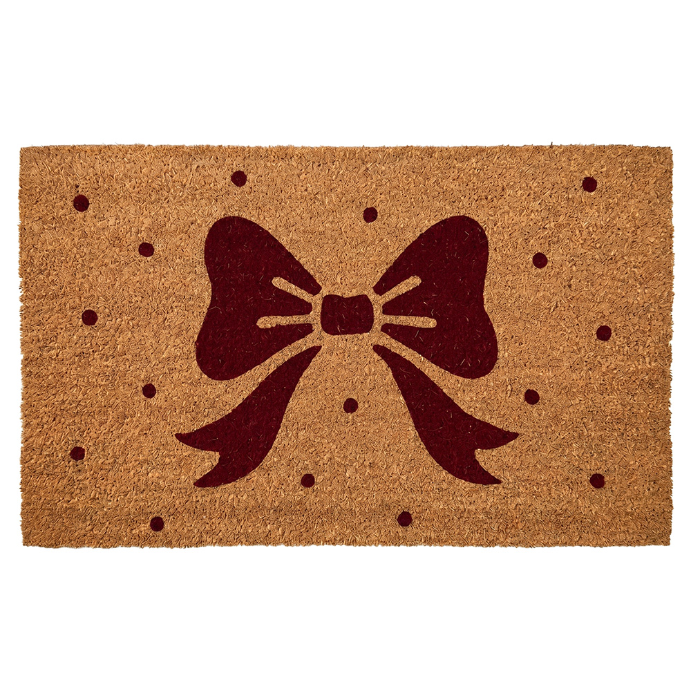 Clayre & Eef | Deurmat Binnen Bruin Rood 75x45x1 cm | MC299