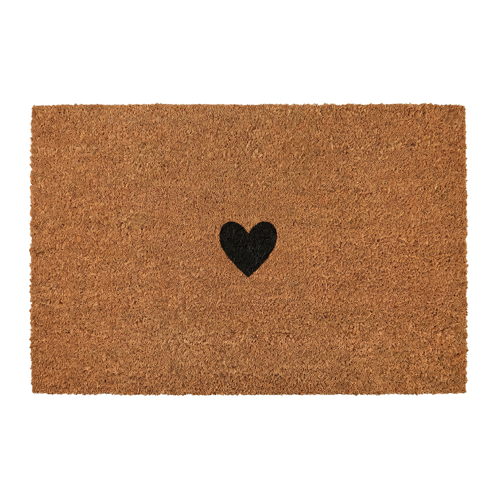 Clayre & Eef | Deurmat Binnen Bruin Zwart 75x45x1 cm | MC307