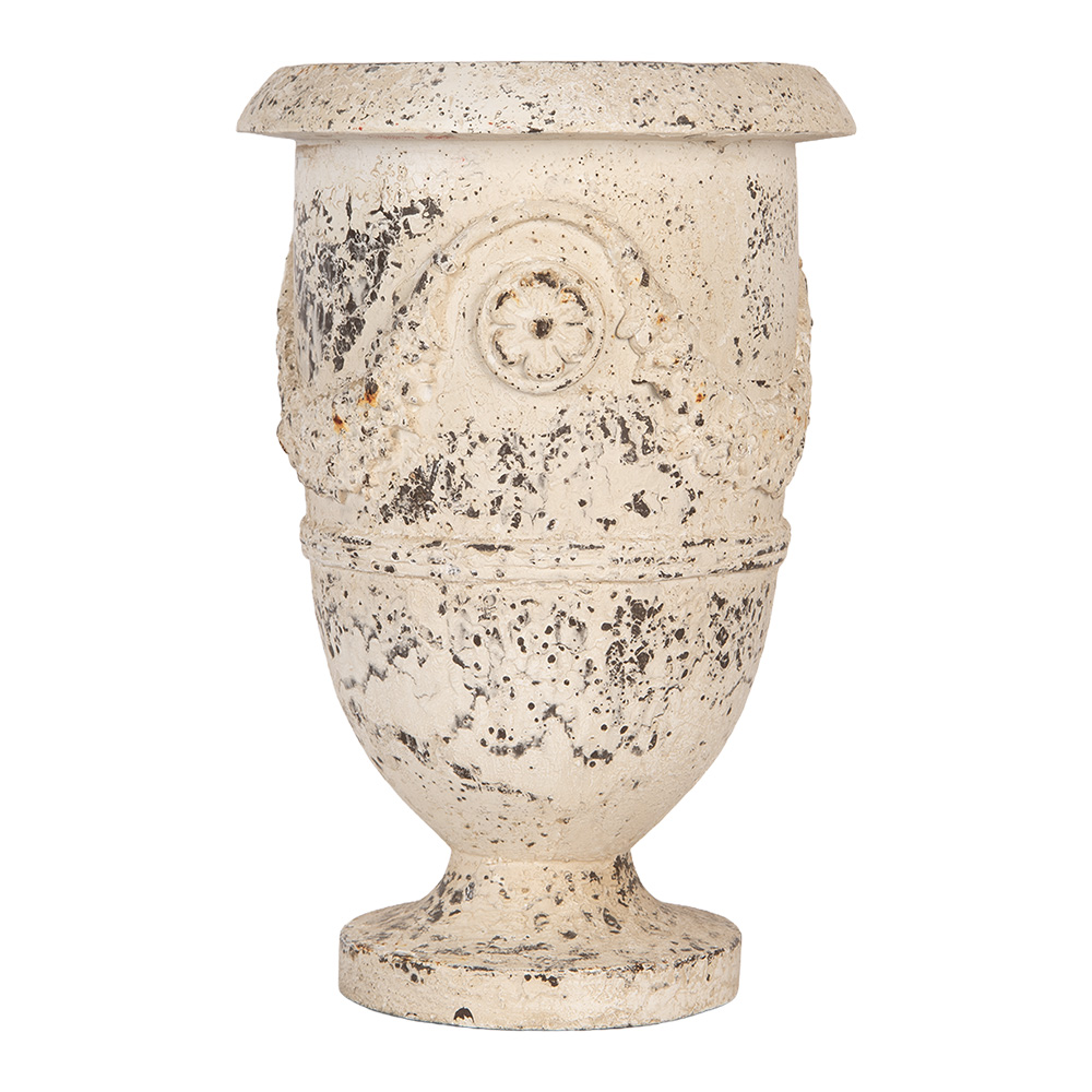 Clayre & Eef | Bloempot Binnen Beige &oslash; 24x36 cm | 6MG0182