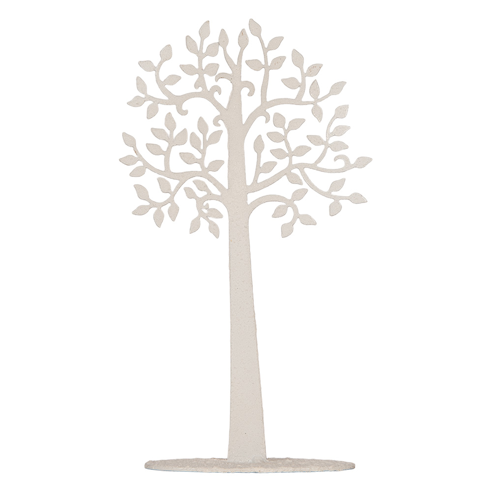 Clayre & Eef | Decoratie boom Rood 12x10x21 cm | 6Y6189