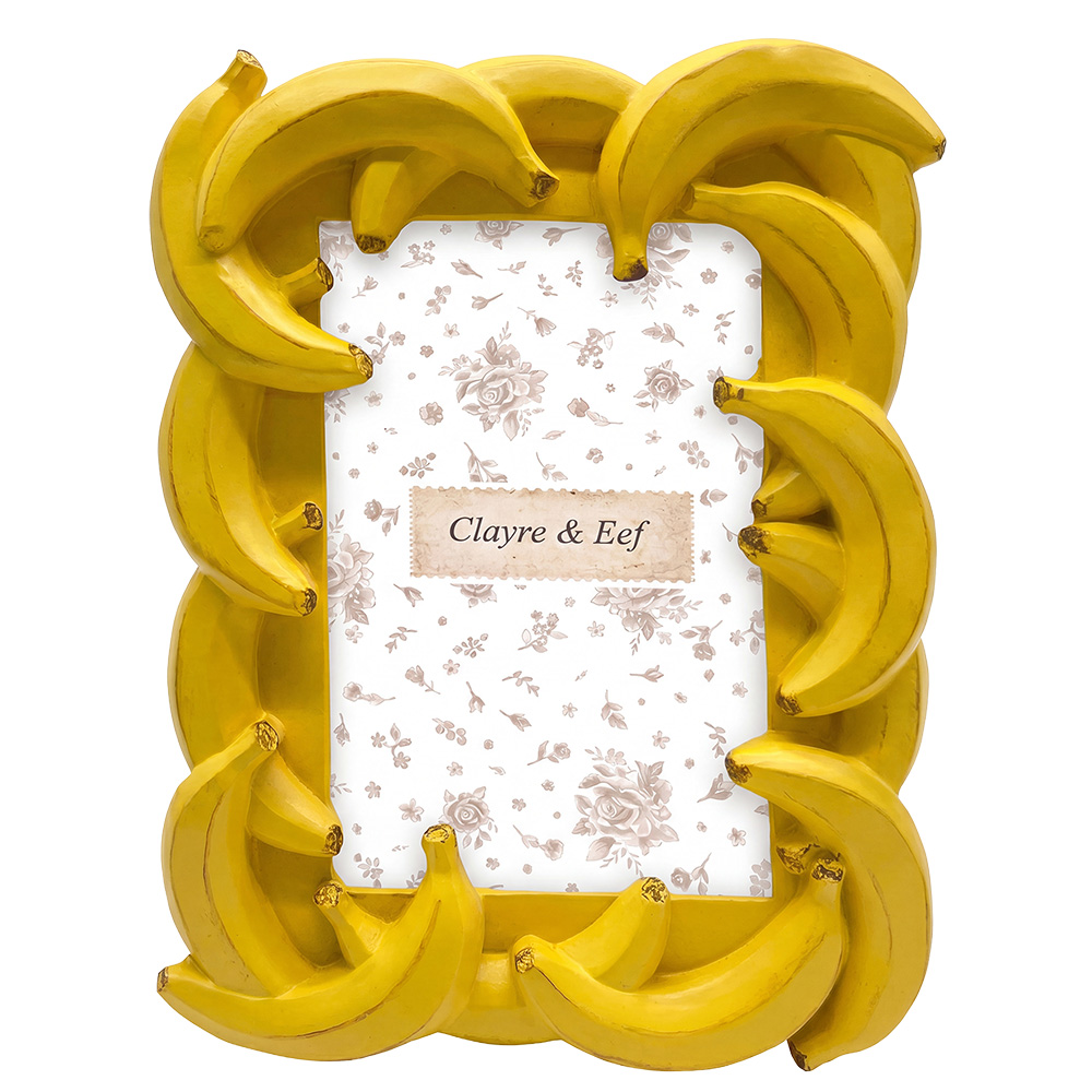 Clayre & Eef | Fotolijst Geel 16x2x21 cm / 10x15 cm | 2F1396