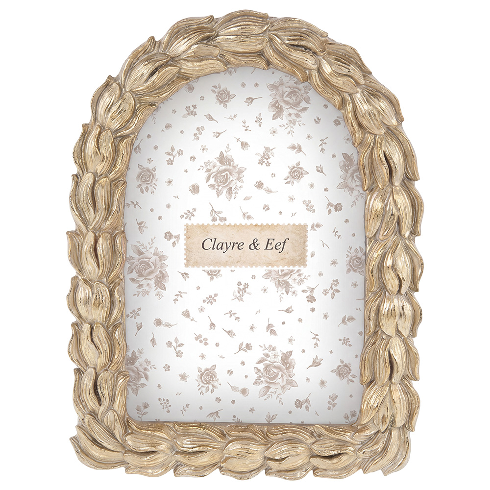 Clayre & Eef | Fotolijst Goudkleurig 14x2x19 cm / 10x15 cm | 2F1420