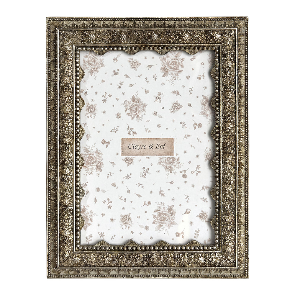 Clayre & Eef | Fotolijst Goudkleurig 17x2x23 cm / 13x18 cm | 2F1445