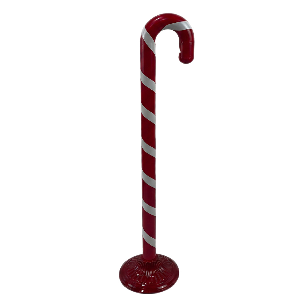 Clayre & Eef | Kerstdecoratie Zuurstok Rood Wit &oslash; 18x72 cm | 5Y1486R