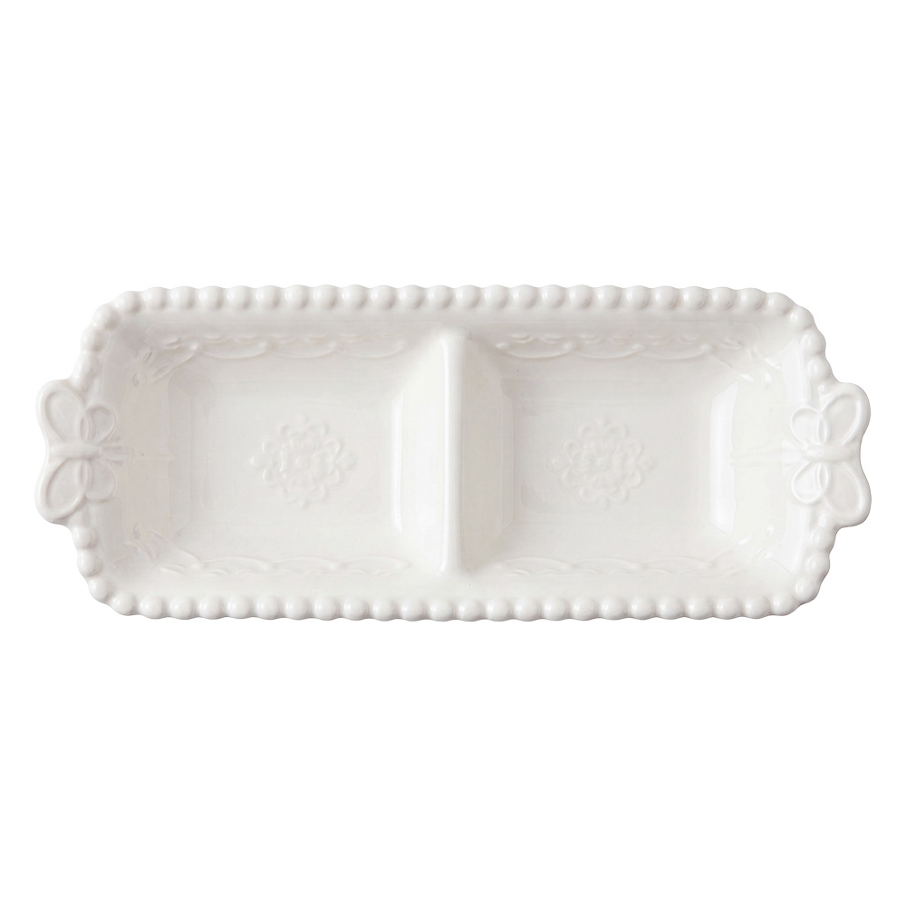 Clayre & Eef | Kom Wit 17x7x3 cm | 6CE2482