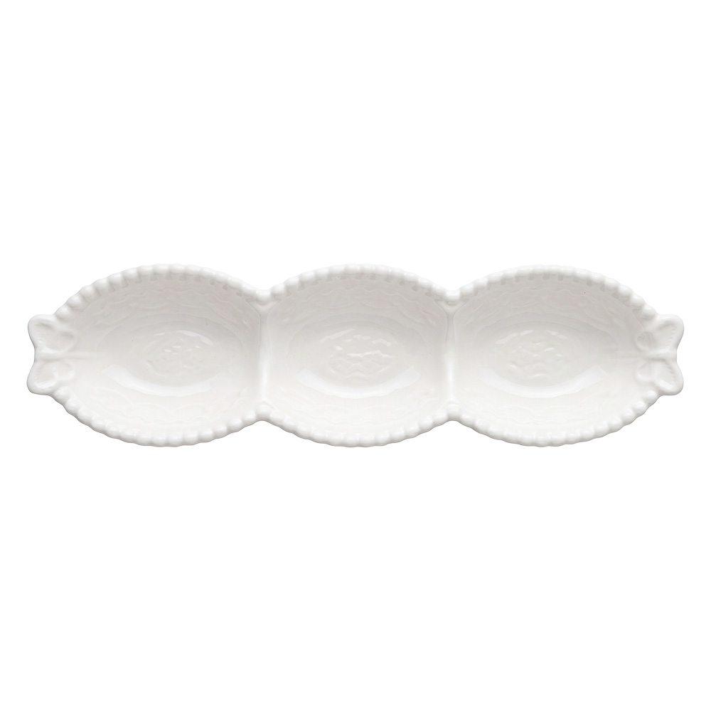 Clayre & Eef | Kom Wit 25x7x3 cm | 6CE2485