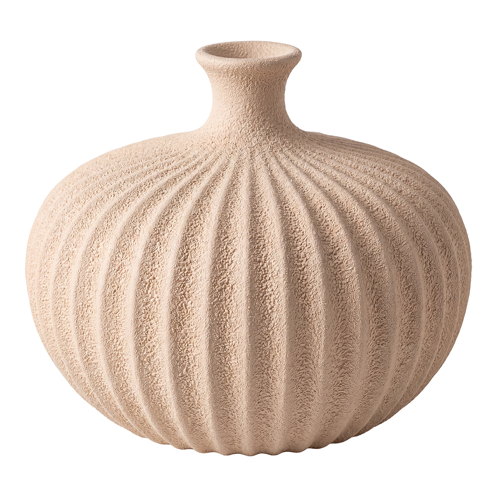 Clayre & Eef | Vaas Beige &oslash; 17x21 cm | 6CE2510