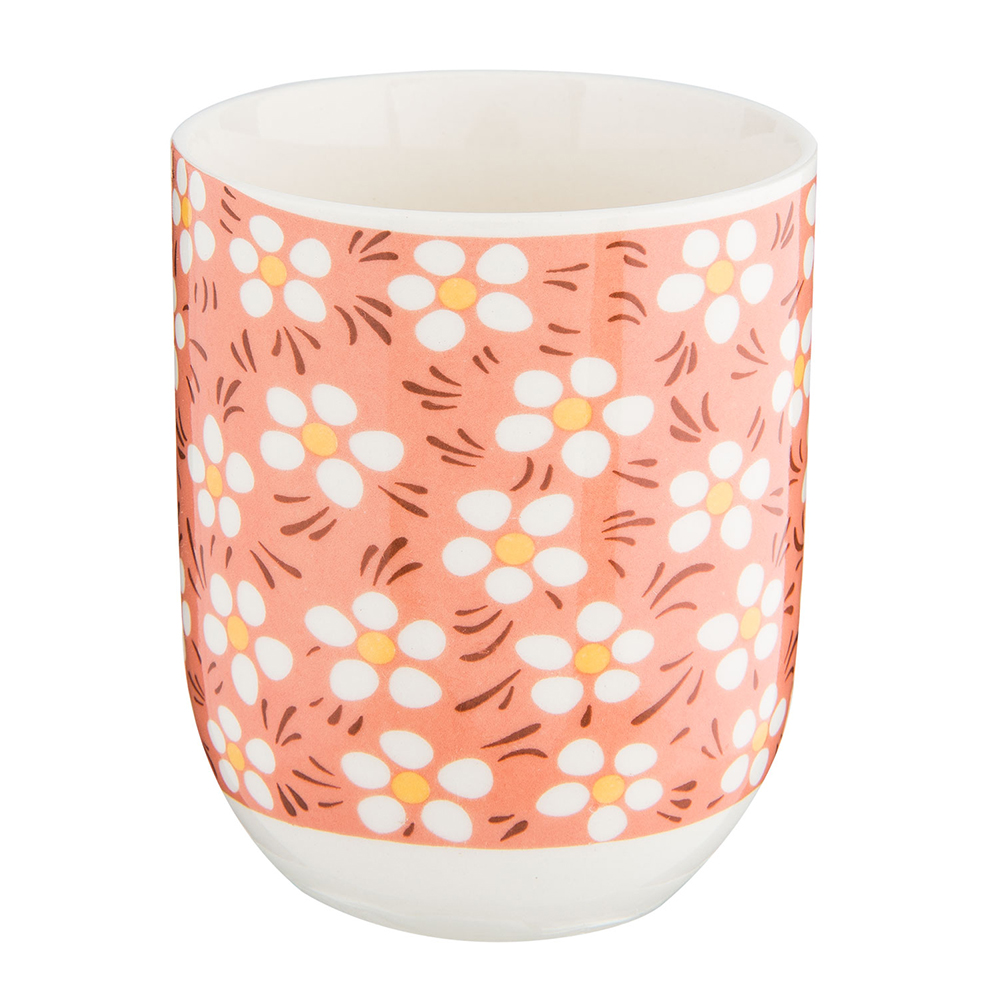 Clayre & Eef | Servies Mok Roze &oslash; 6x8 cm / 100 ml | 6CEMU0006